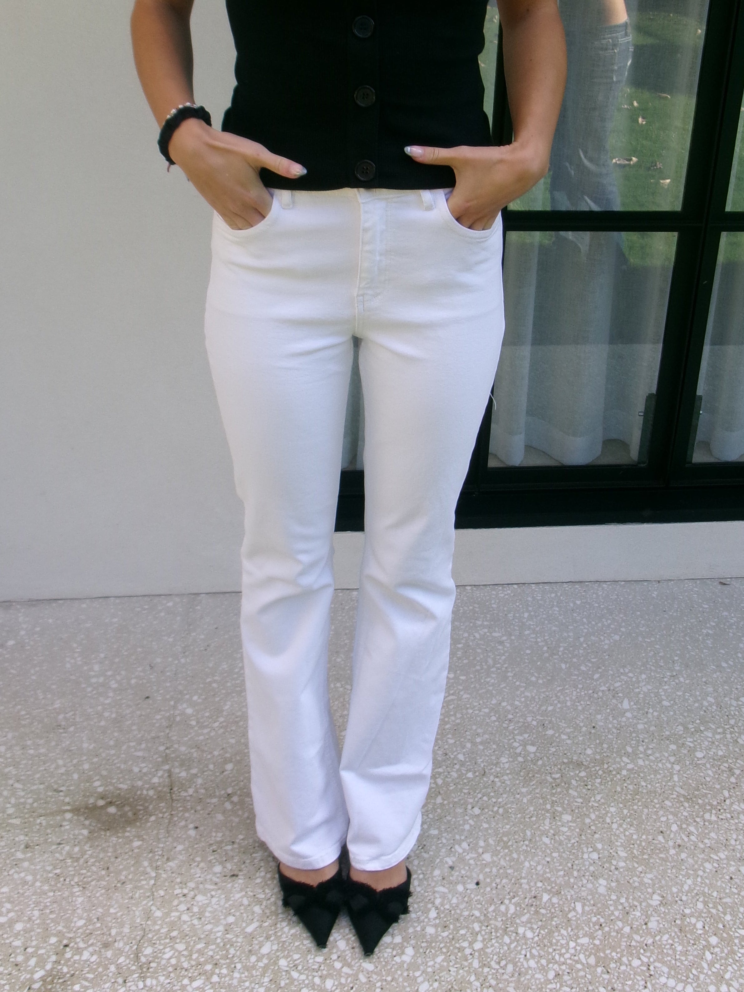 White jeans