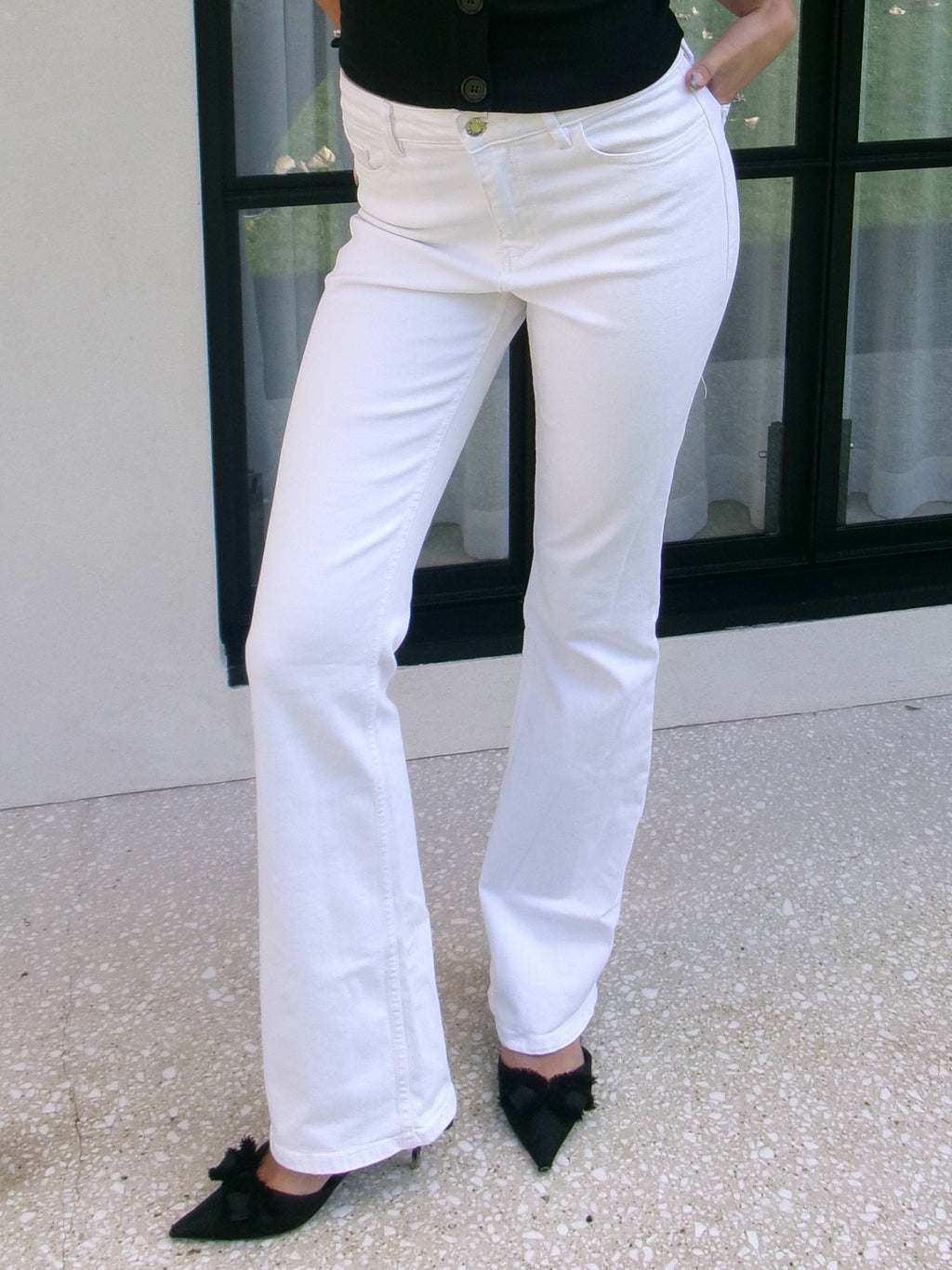 White jeans